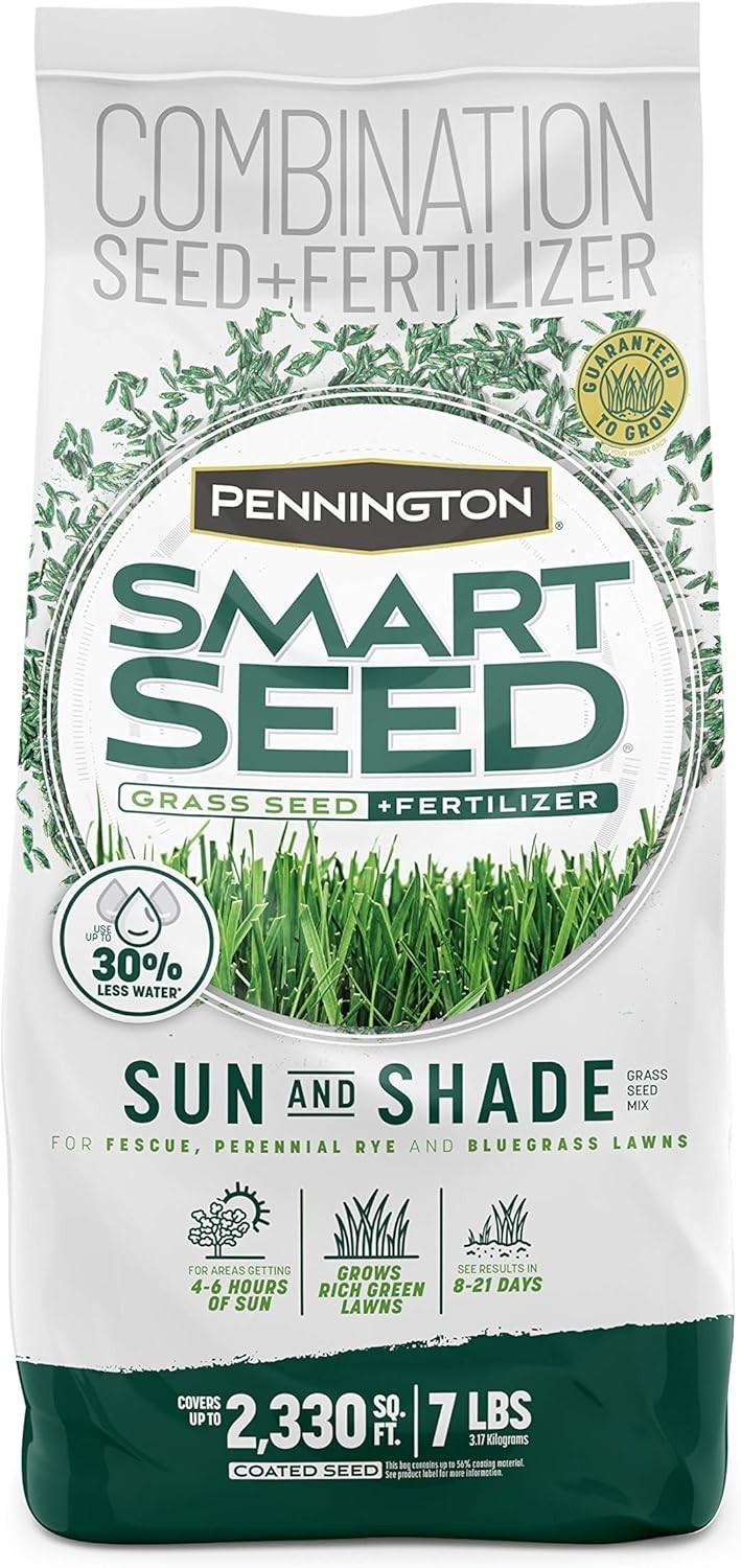 Smart Seed Sun and Shade Mix 7 lb – Lush Grass for All Conditions