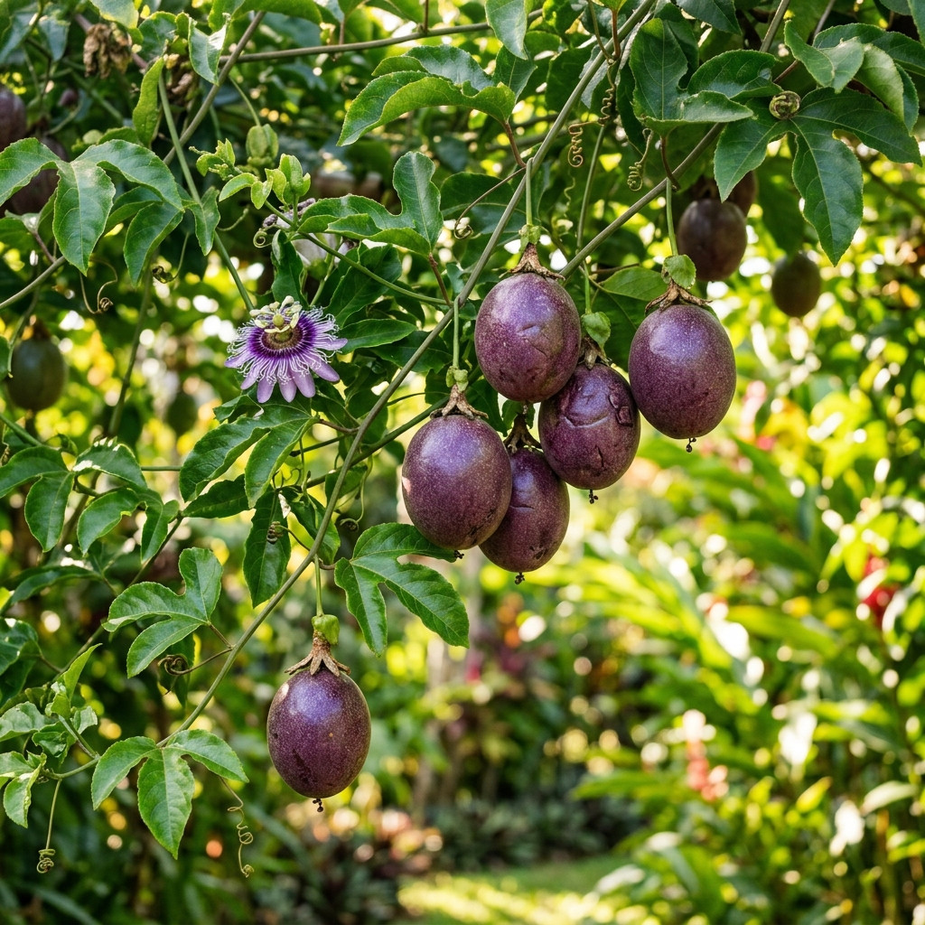 50 Purple Passion Fruit Seeds Tropical Vine Seeds for Planting in Your Backyard