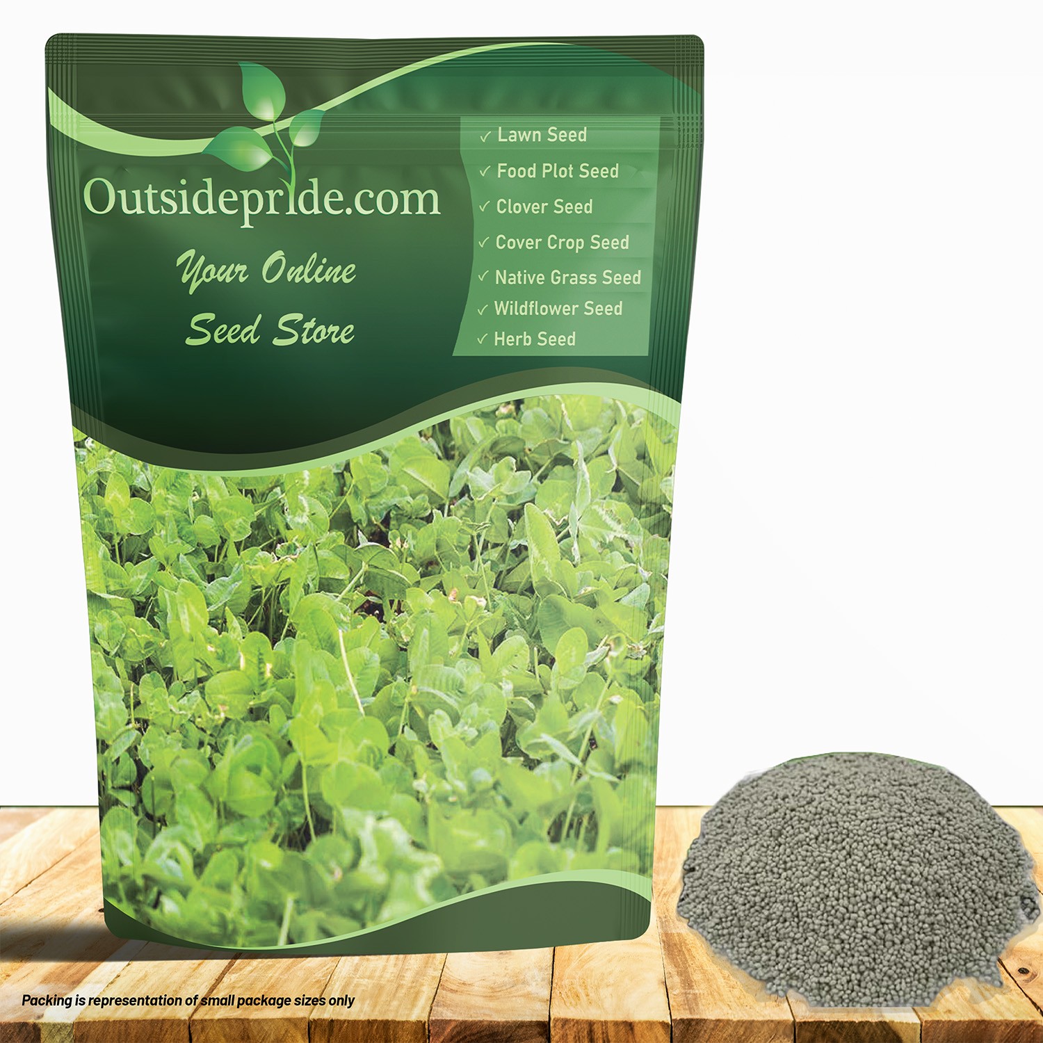 5 LBS – Inoculated White Clover King Deer Food Plot Seed For Planting – Bulk