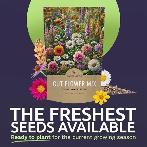 Cut Flower Garden Seeds – Bulk – Over 30,000 Fresh Open 1/4 Pound Bag