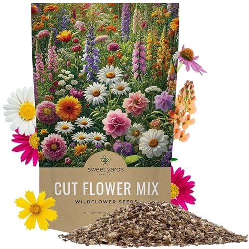 Cut Flower Garden Seeds – Bulk – Over 30,000 Fresh Open 1/4 Pound Bag