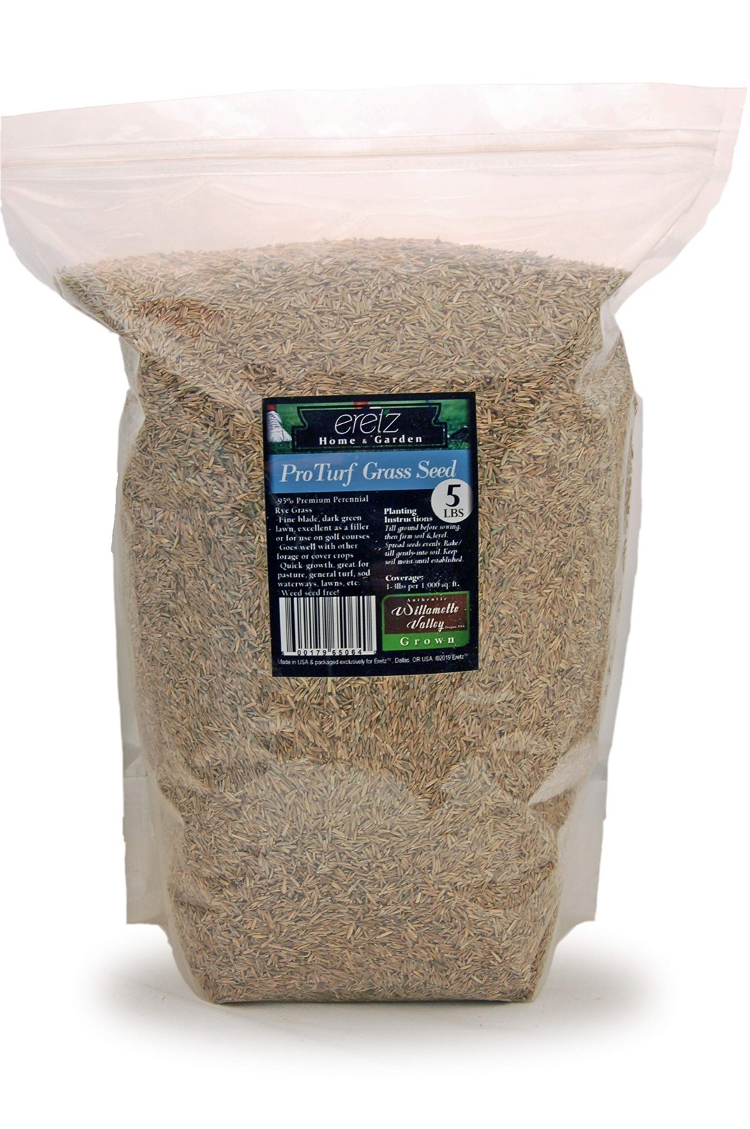 Premium Perennial Ryegrass Lawn Seed – Fine Texture, 5lb, Oregon Grown, Choose S