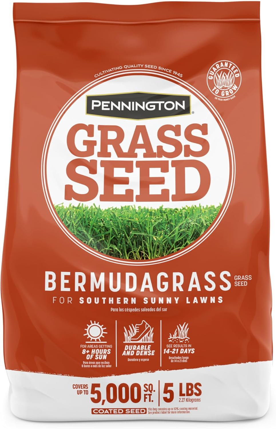 Bermudagrass Grass Seeds for Lawn, 5 Lb