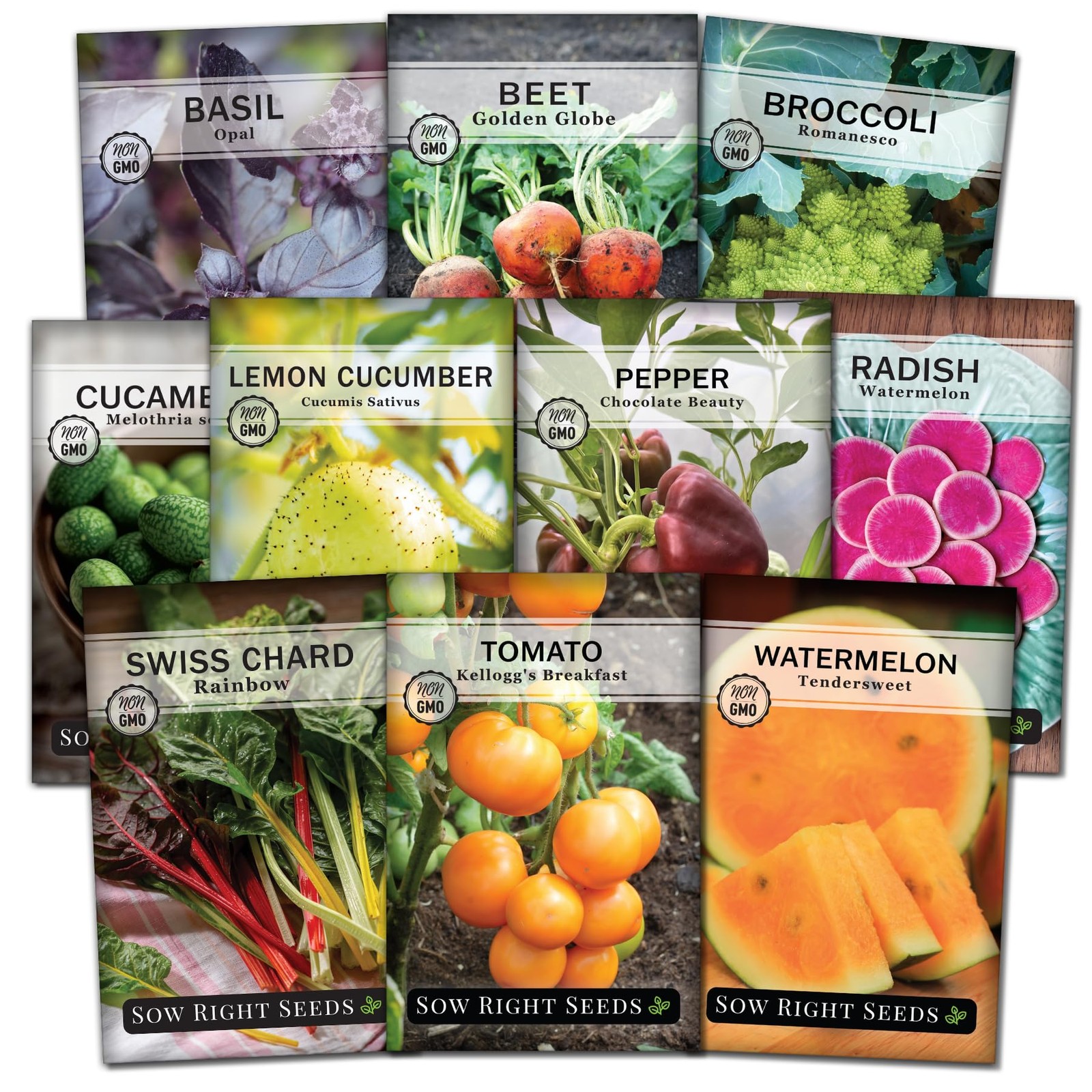 Rare Exotic Vegetable Seed Collection NonGMO Heirloom Seeds for Planting