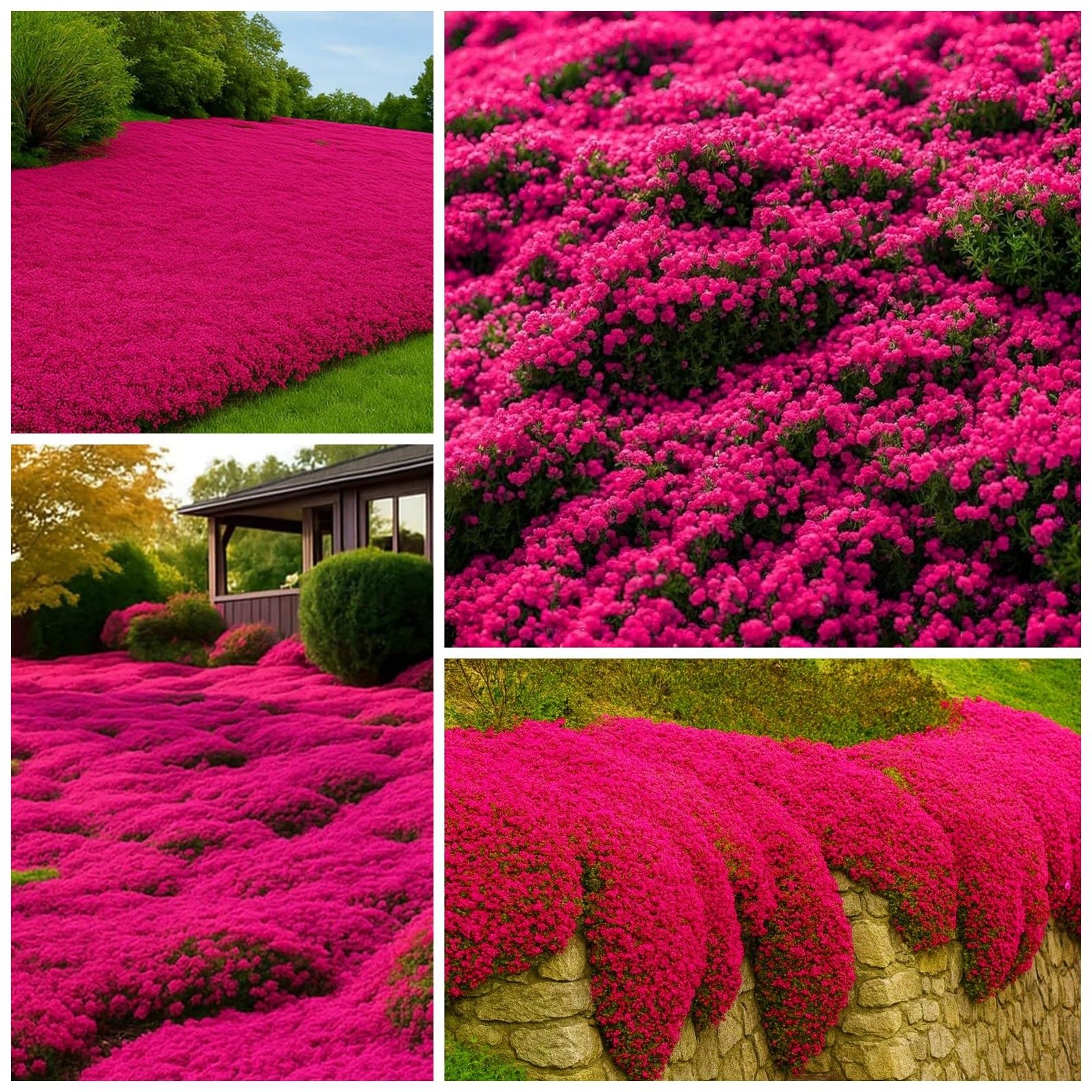 21000+ Creeping Thyme Seeds for Planting Ground Cover Plants Heirloom Flowers…