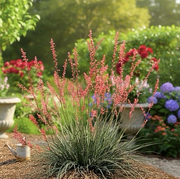 25 RED YUCCA SEEDS (Hesperaloe parviflora) Hummingbird & Butterfly Flower Plant
