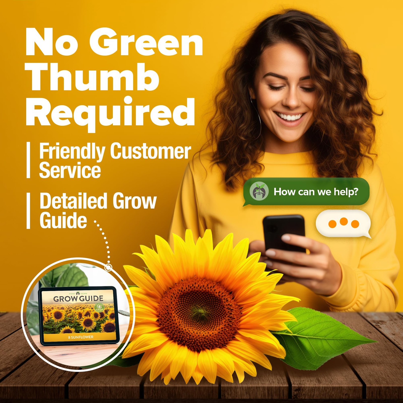 8 Varieties Non-GMO Sunflower Seeds Packets to Plant Dwarf Mexican Wild Lemon
